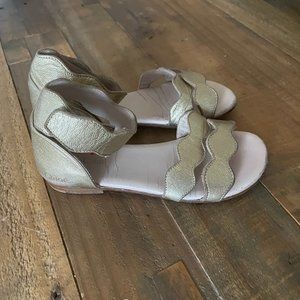 Gold Chloe Girls Sandals